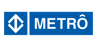 O logo do METRO