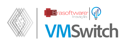 O logo da solução da Brasoftware Inovação, VMSwitch