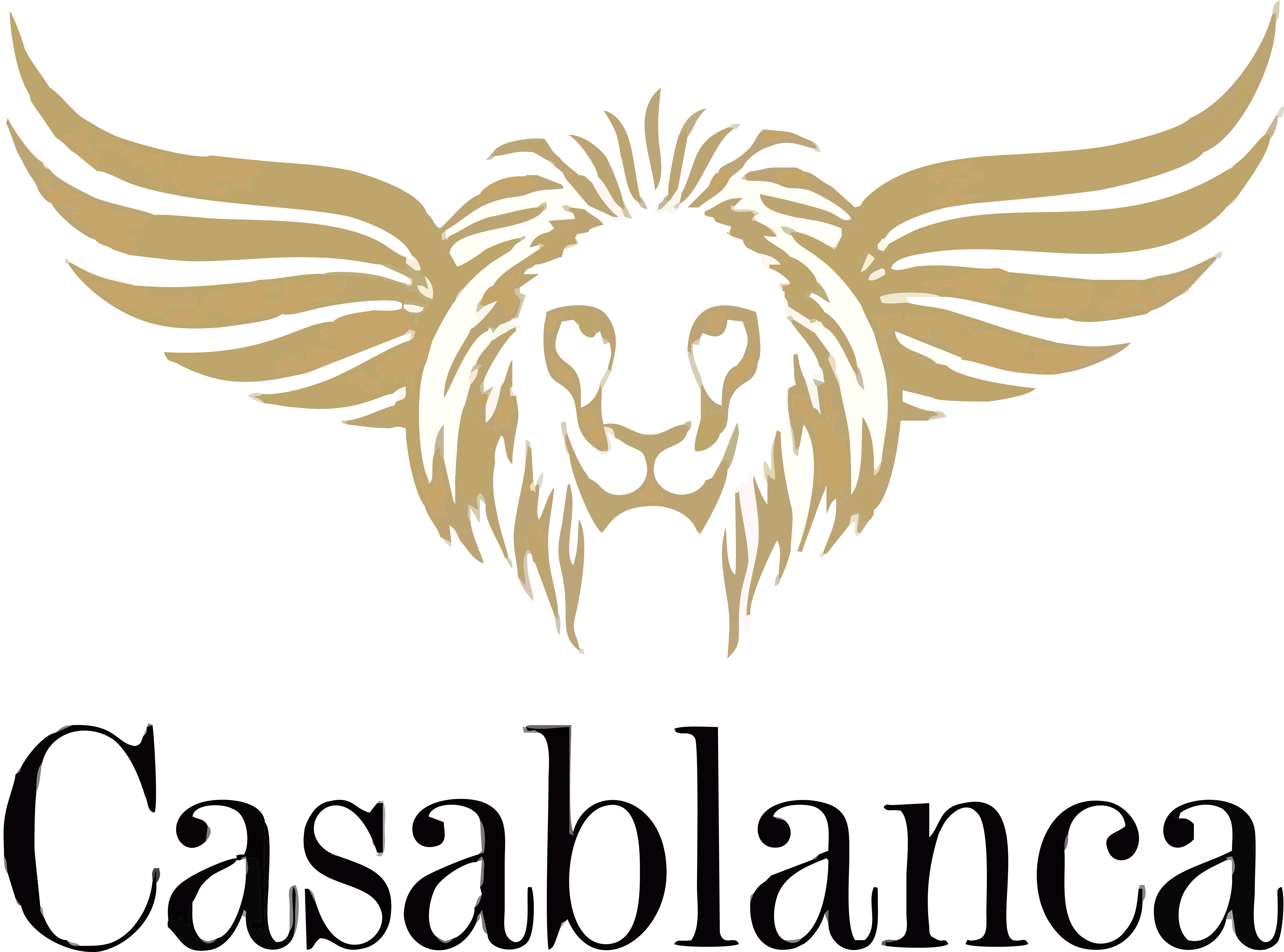 O logo da CasaBlanca Produções