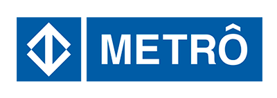O logo do Metro