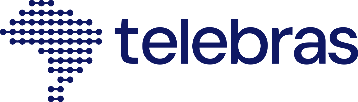 O logo da Telebrás
