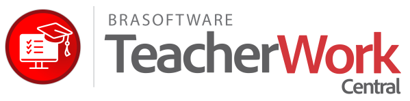 O logo do Brasoftware teacher Work Central