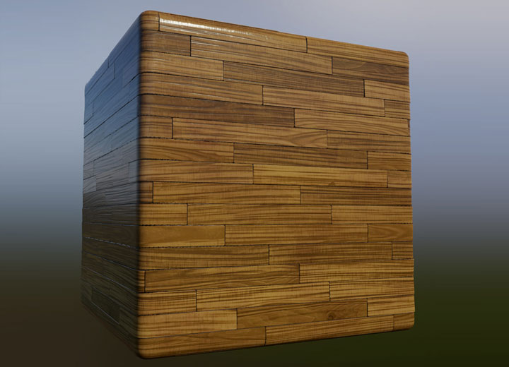 Imagem Adobe Substance Designer 3D - Imagem de cubo em textura 3D