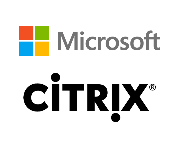 Logo Microsoft e Citrix